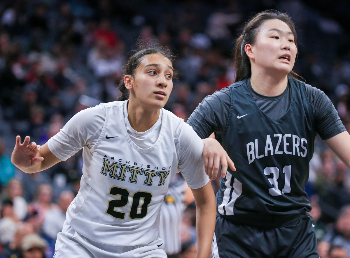 CIF State Open Division Girls Championship March 12, 2022. Sierra Canyon vs Archbishop Mitty. Photo-Ralph Thompson00