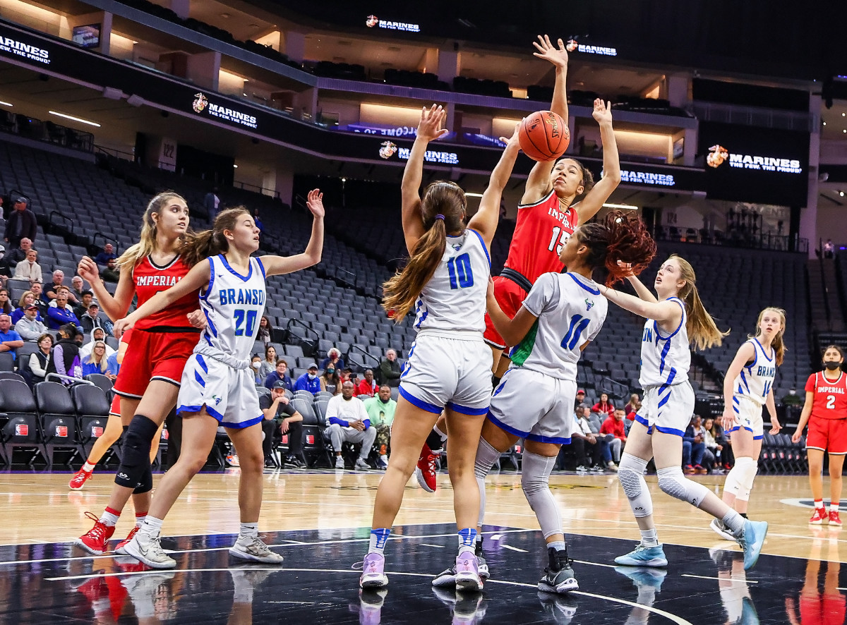 CIF State Division IV Girls Championship March 12, 2022. Branson vs Imperial. Photo-Ralph Thompson55