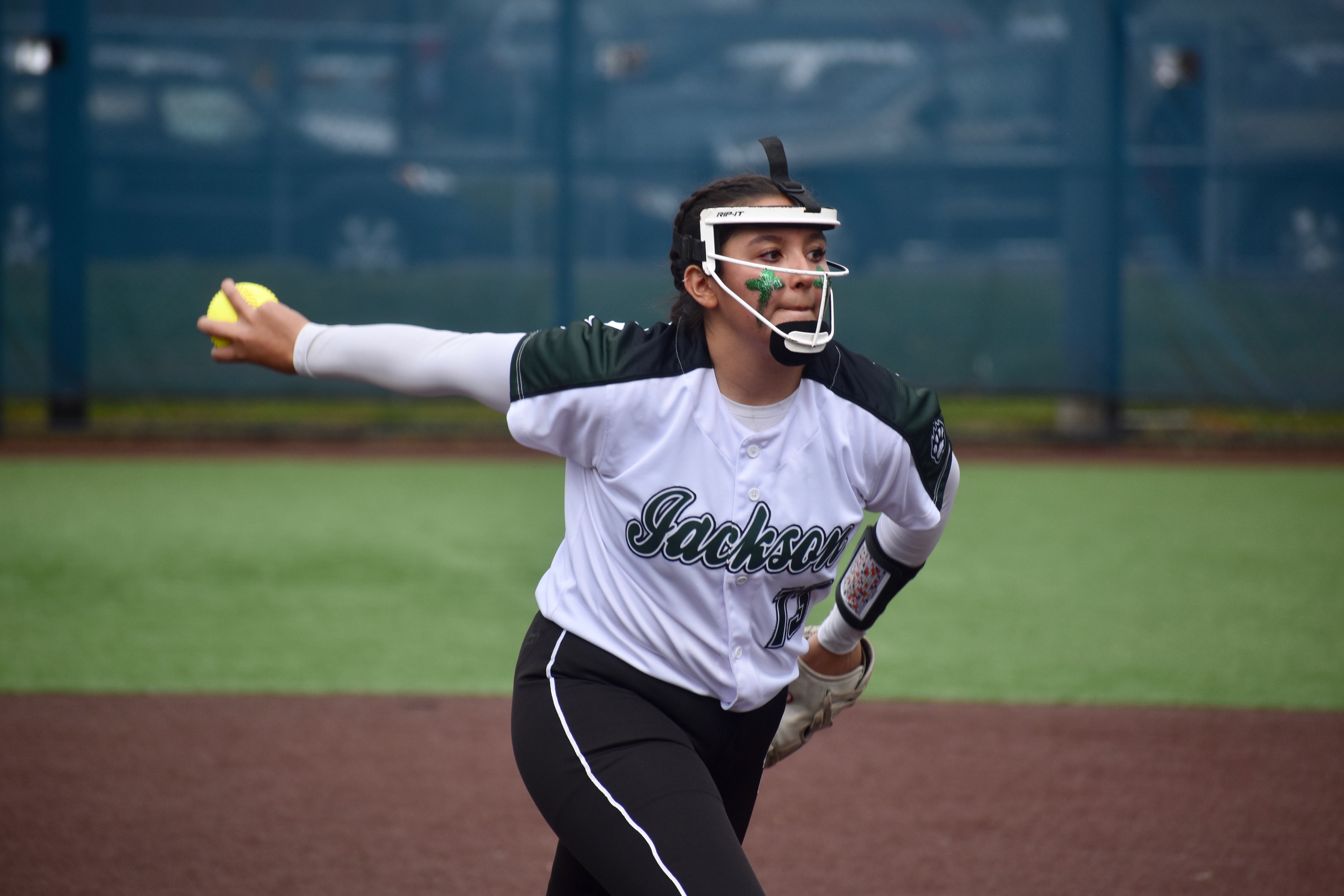 Yanina Sherwood struck out 255 batters in 164 innings in 2023 for the Jackson Timberwolves.