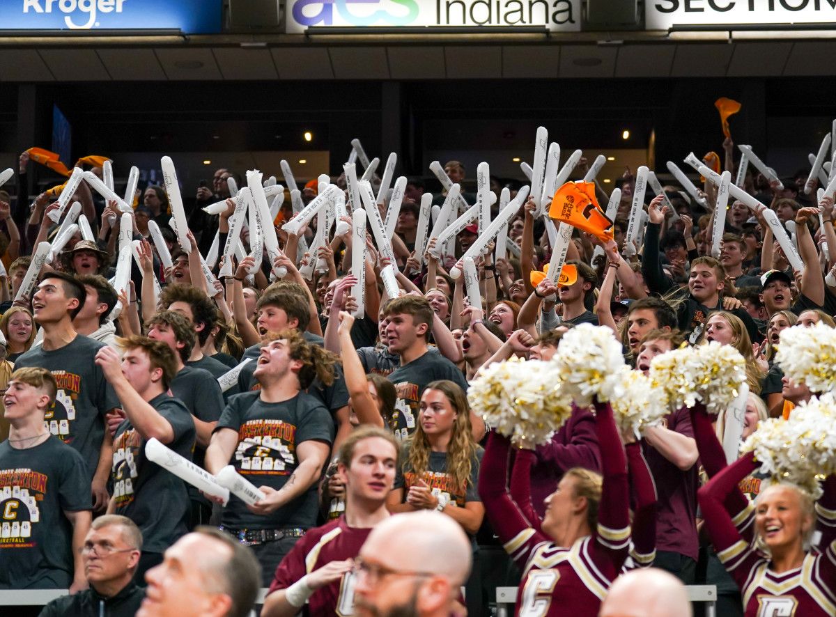 IHSAA Class 4A Boys Basketball Championship March 26, 2022. Indianapolis Cathedral vs Chesterton. Photo-Tyler Hart04