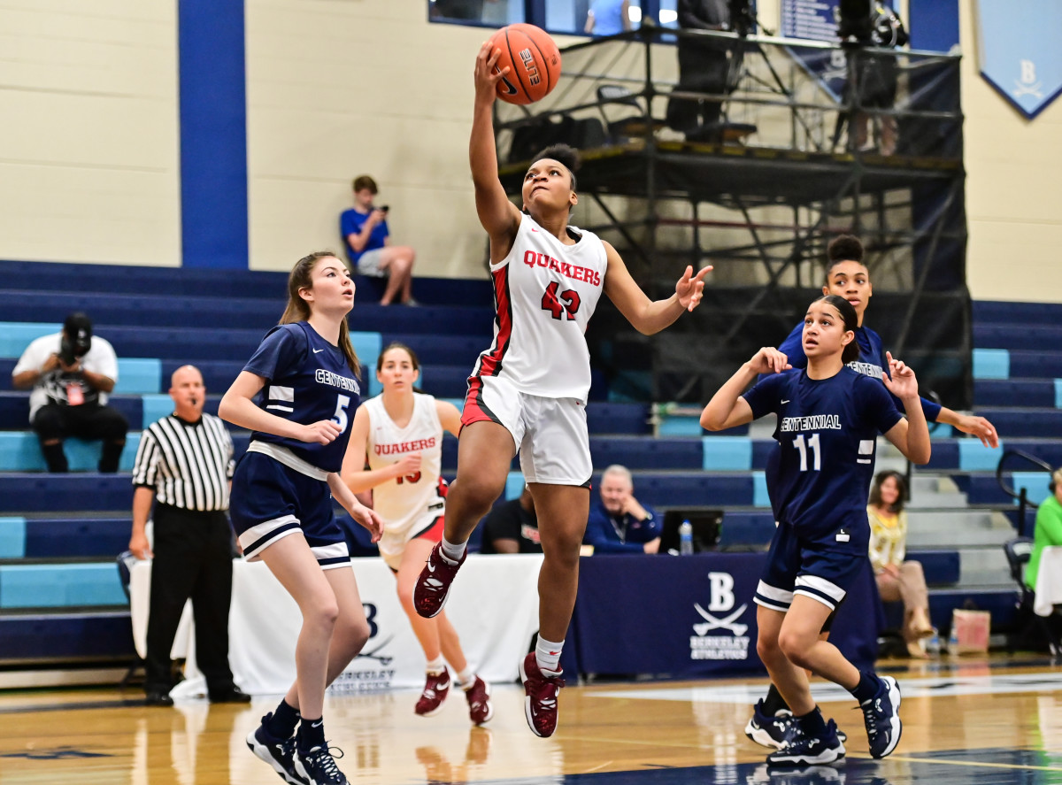 State Champions Invitational Girls Semifinals April 8, 2022. Sidwell Friends vs Centennial. Photo-Annette Wilkerson09