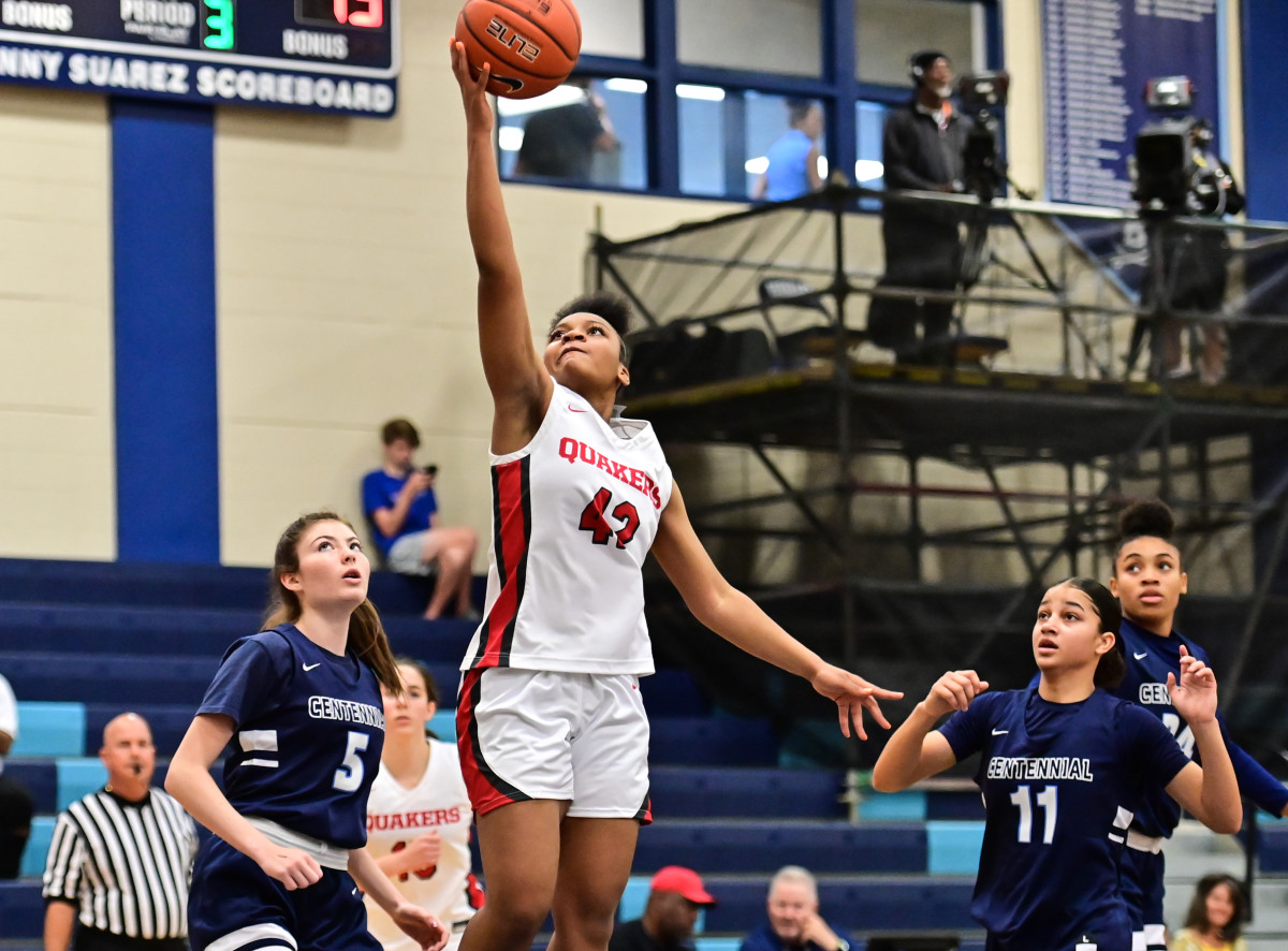 State Champions Invitational Girls Semifinals April 8, 2022. Sidwell Friends vs Centennial. Photo-Annette Wilkerson10