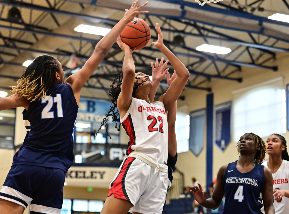 State Champions Invitational Girls Semifinals April 8, 2022. Sidwell Friends vs Centennial. Photo-Annette Wilkerson20