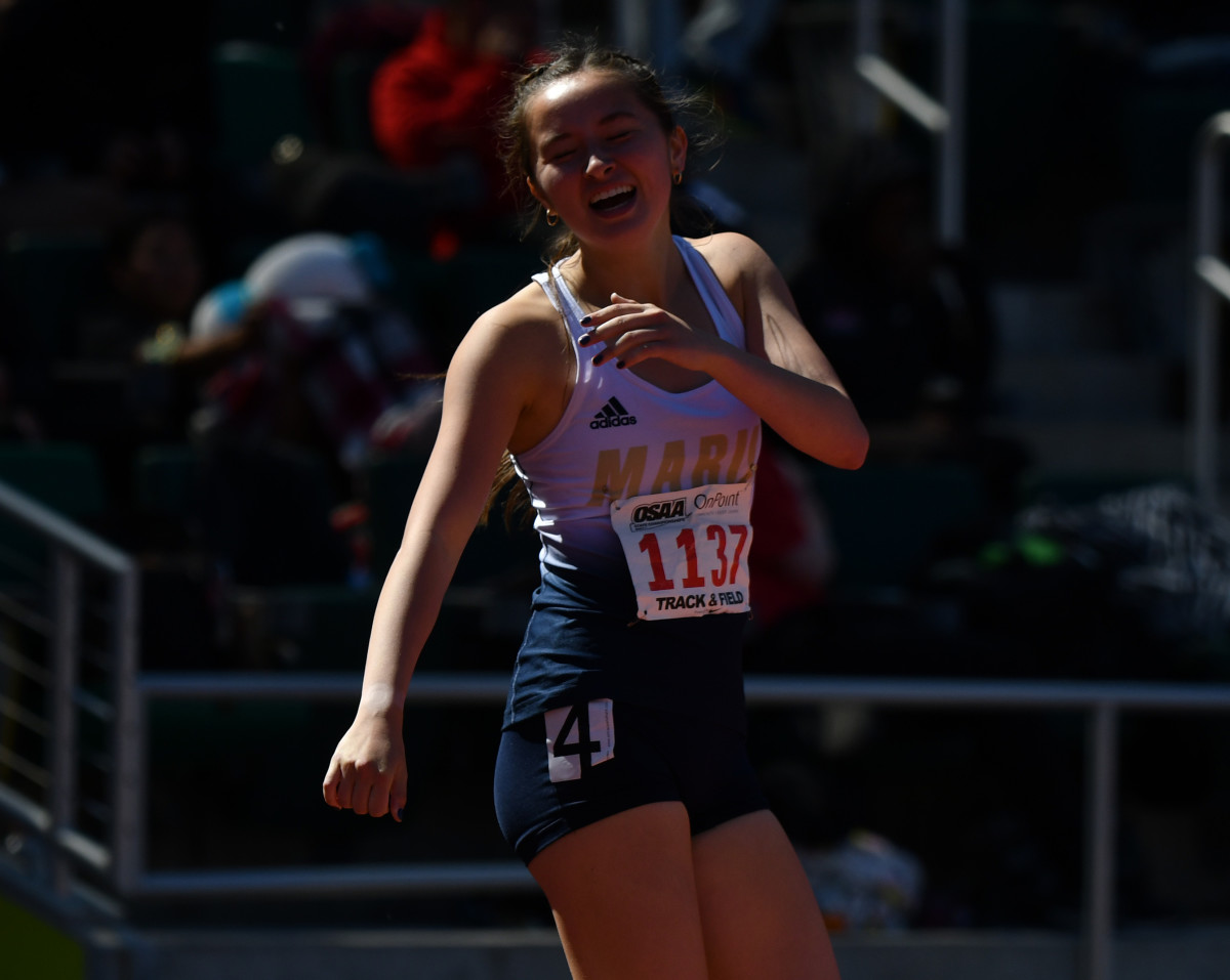 6A 5A 4A Oregon high school track and field state championships Day 2 Taylor Balkom 100