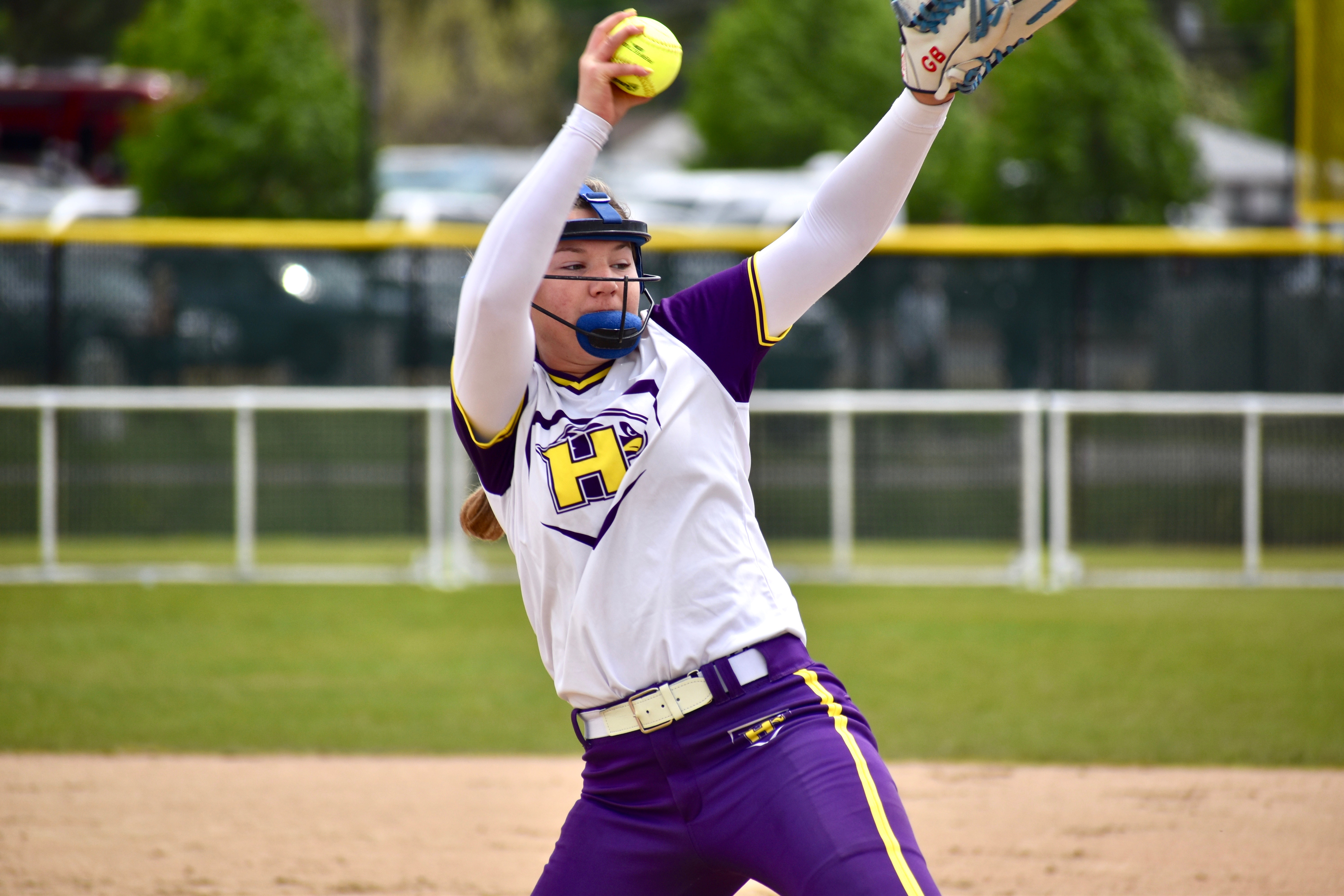 2022 WIAA Class 4A state softball action in Spokane, first round