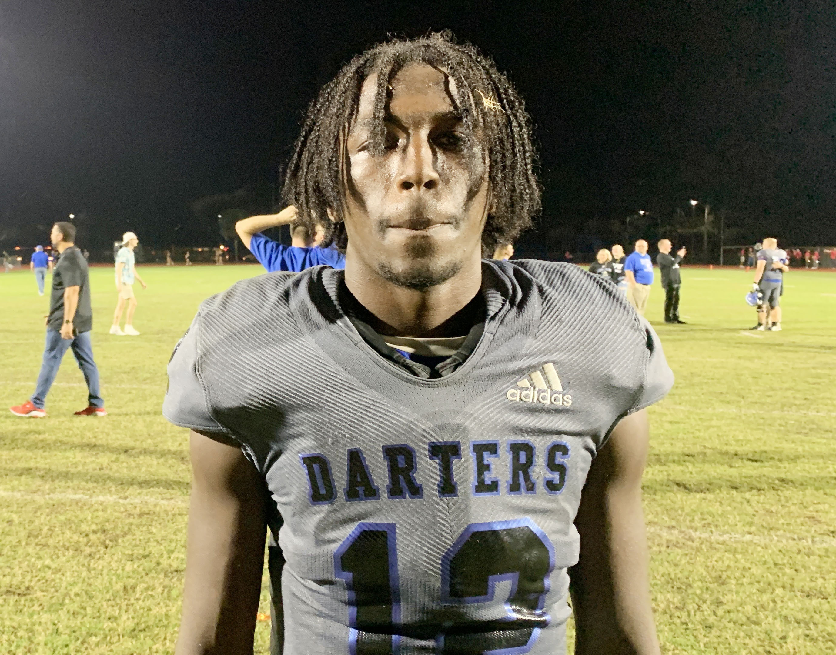 Apopka quarterback Tyson Davison kept the chains moving with his 111-yards rushing, Friday night, and the Blue Darters defeated Lake Mary, 30-23, to win the Class 4M-Region 1 championship.