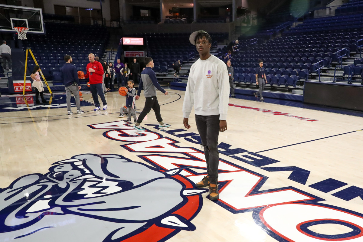 Zoom Diallo on his Gonzaga official visit 