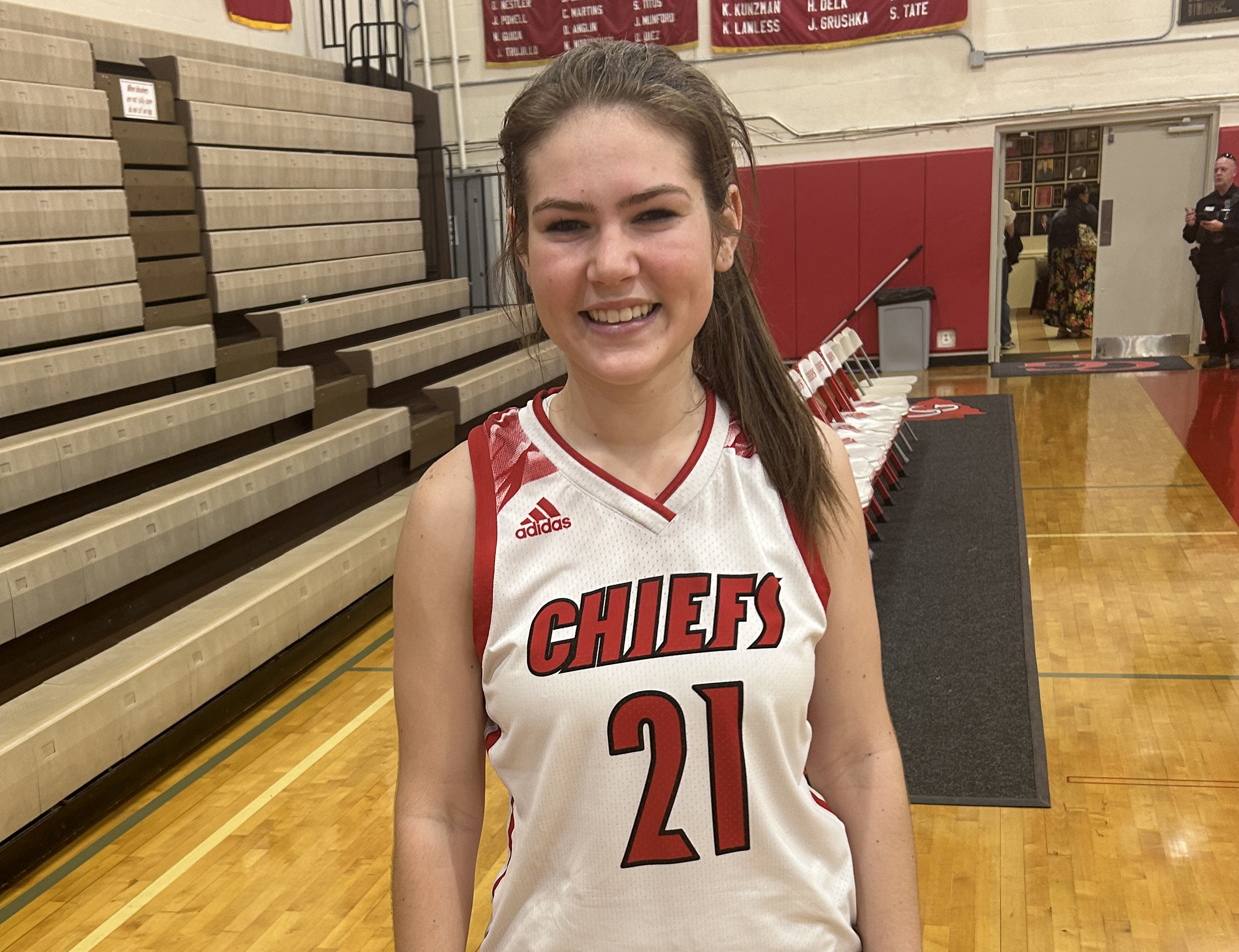 Brooke Buckman netted 13 points as Cardinal Gibbons easily defeated Centennial for the Cheifs 15th win of the season.