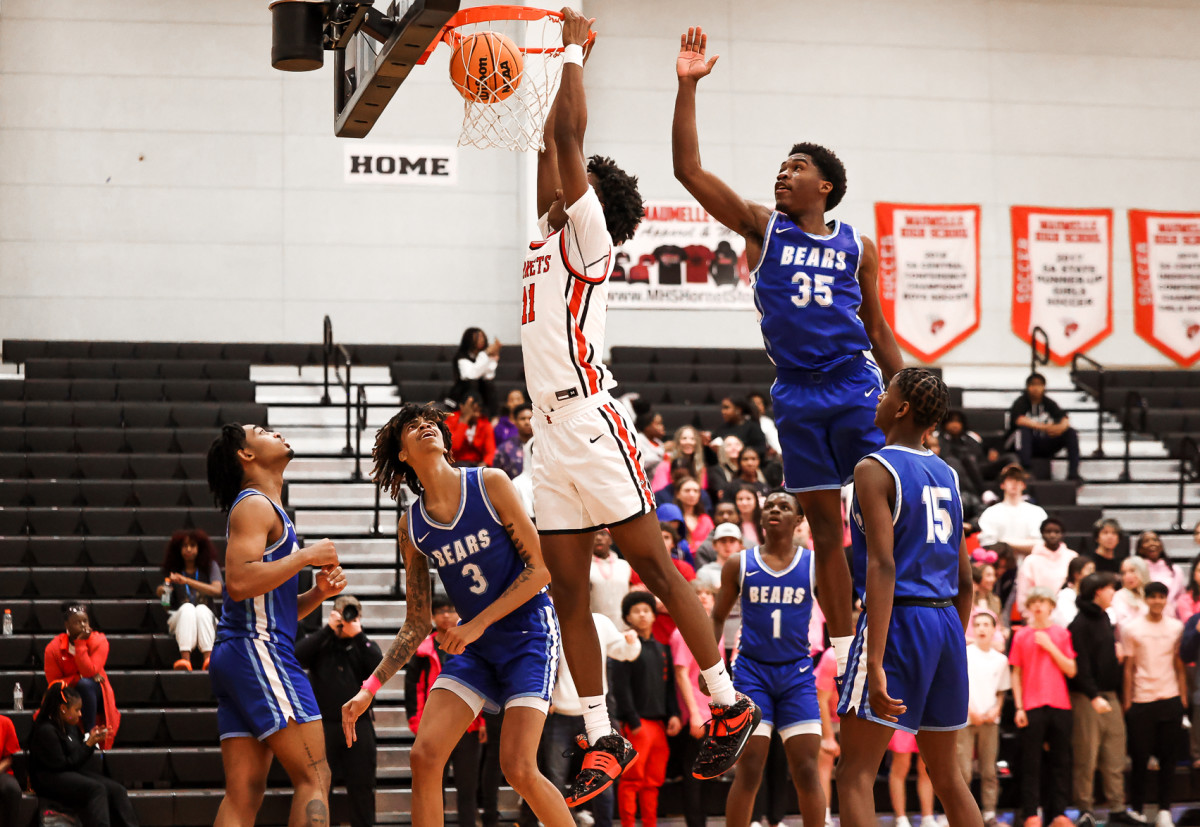 Maumelle used a big third quarter to jet past Sylvan Hills 72-58, sweep the season series and take a three-game lead in the 5A-Central standings on February 3, 2023.