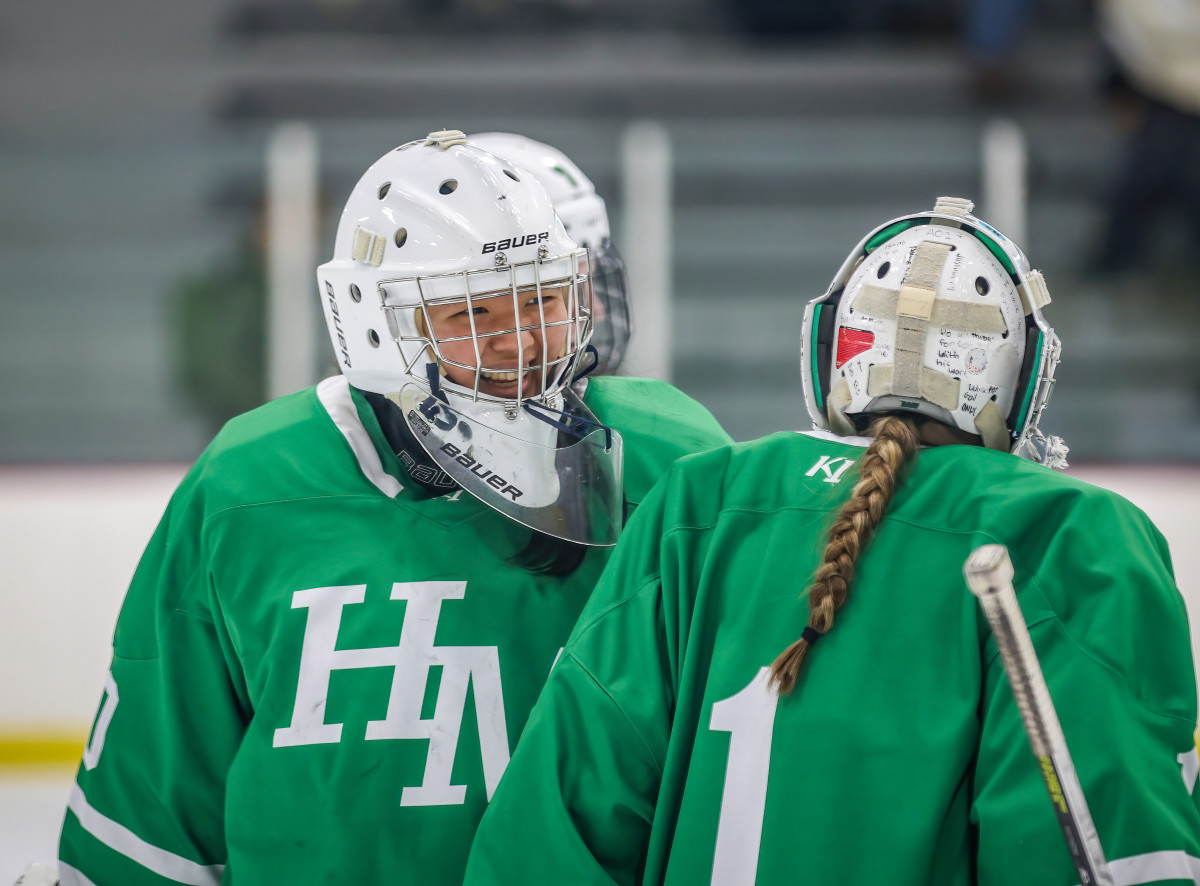 Hill-Murray senior Grace Zhan has been one of the top goaltenders throughout her career. Photo by Jon Namyst