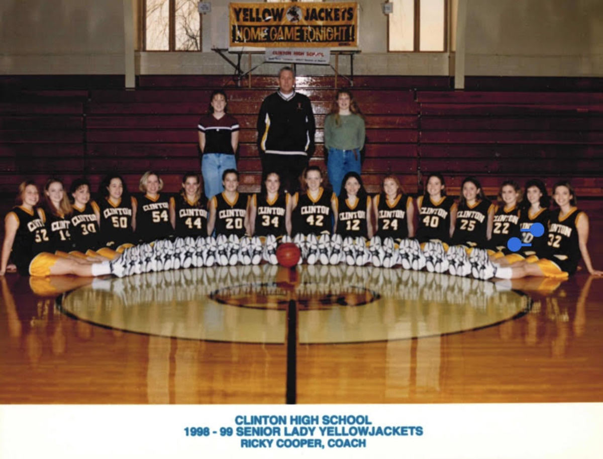 The 1998-99 Clinton girls basketball team was one of the best squads in school history. 