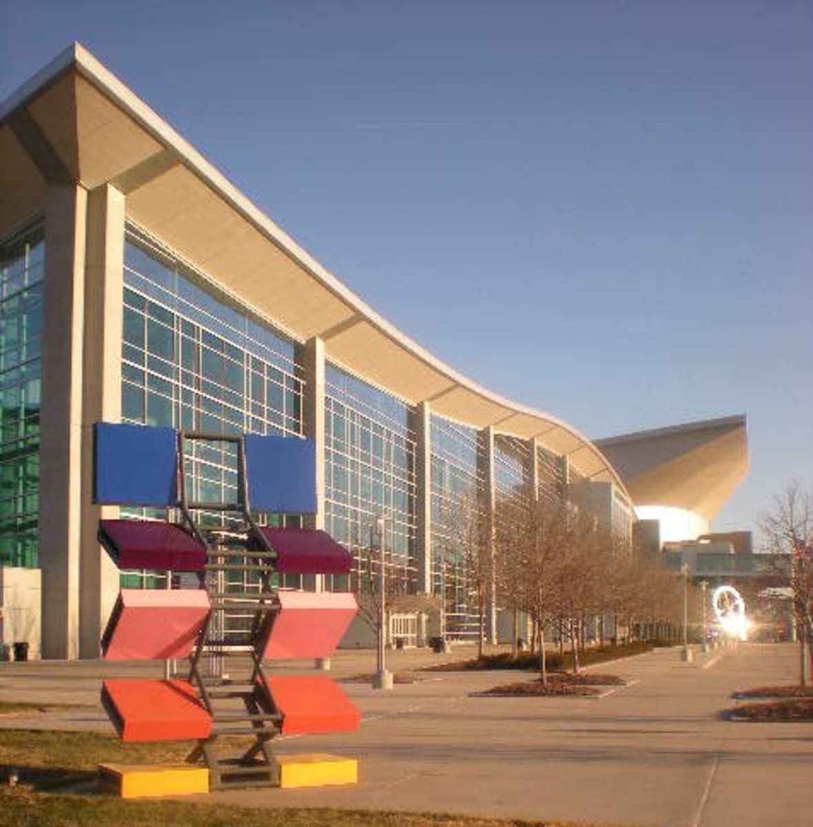 Formerly the Qwest Center in Omaha, the CHI Health Center plays host to the Nebraska state high school wrestling championships.