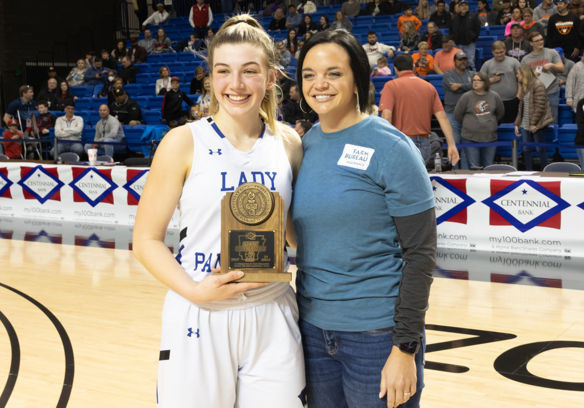 Maddi Holt was the MVP of the Class 3A state tournament as Bergman finished undefeated last season. (Photo by Tommy Land)