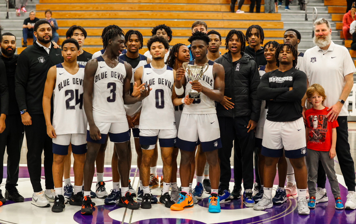 Norcross celebrated its regional championship following its victory over Peachtree Ridge, Wednesday. The Blue Devils now enter the state tournament with the top seed.