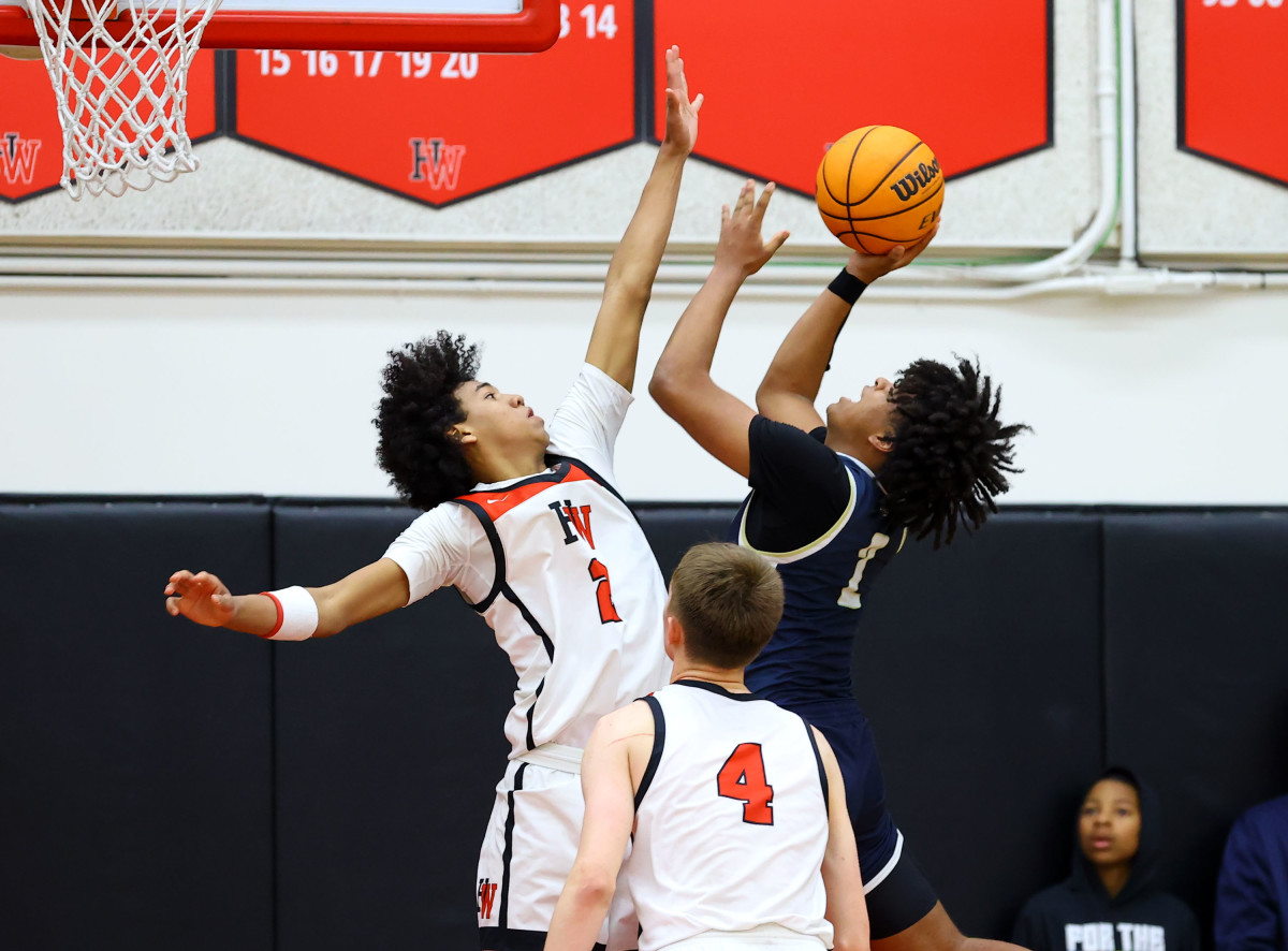 Harvard-Westlake held West Ranch to its lowest point total of the year. Photo: Nick Koza
