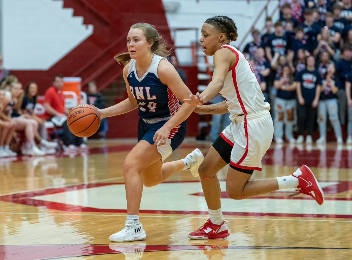Bedford North Lawrence vs Lawrence North Indiana girls basketball February 18 2023 Julie L Brown 15466