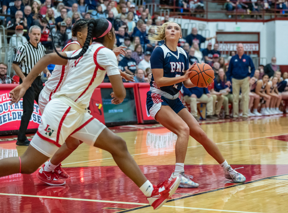 Bedford North Lawrence vs Lawrence North Indiana girls basketball February 18 2023 Julie L Brown 15467
