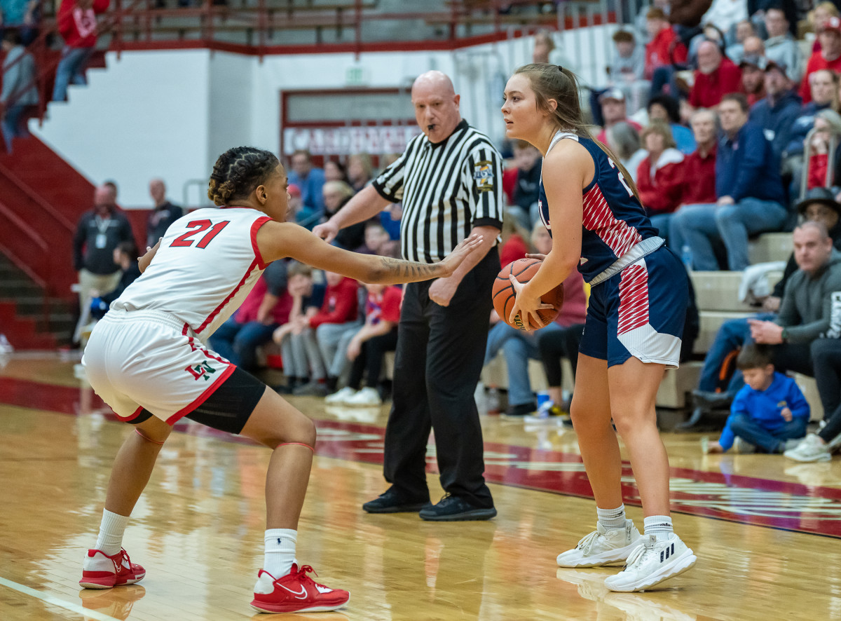 Bedford North Lawrence vs Lawrence North Indiana girls basketball February 18 2023 Julie L Brown 15470
