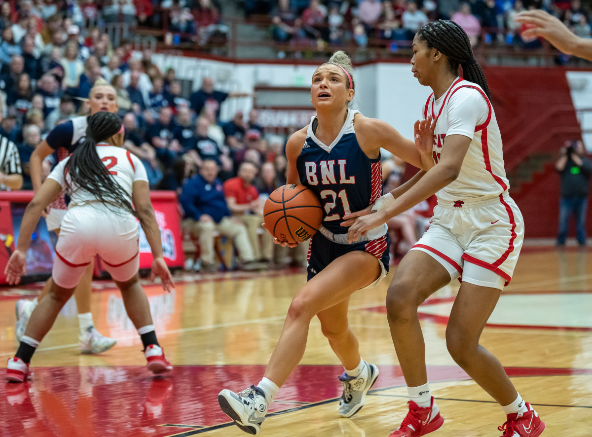 Bedford North Lawrence vs Lawrence North Indiana girls basketball February 18 2023 Julie L Brown 15472