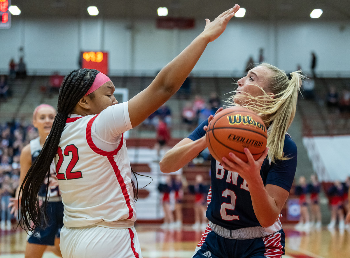Bedford North Lawrence vs Lawrence North Indiana girls basketball February 18 2023 Julie L Brown 15469