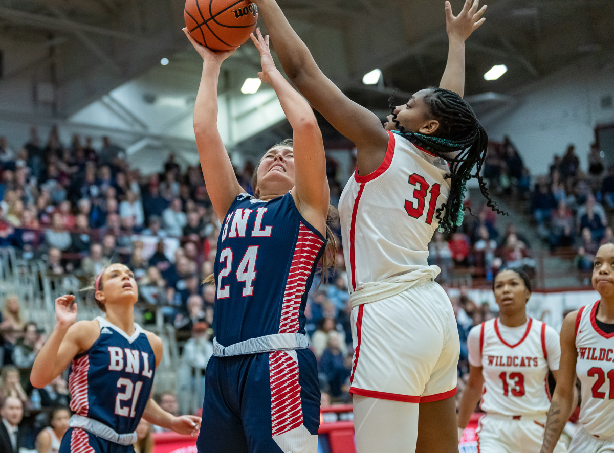 Bedford North Lawrence vs Lawrence North Indiana girls basketball February 18 2023 Julie L Brown 15471