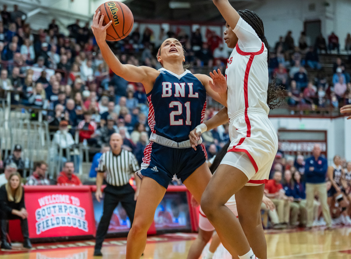 Bedford North Lawrence vs Lawrence North Indiana girls basketball February 18 2023 Julie L Brown 15473