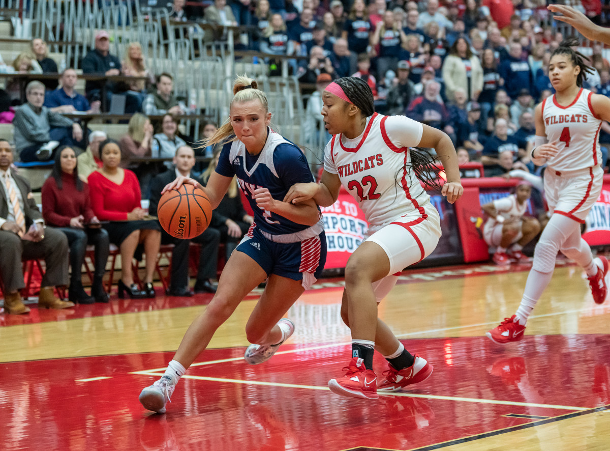 Bedford North Lawrence vs Lawrence North Indiana girls basketball February 18 2023 Julie L Brown 15475