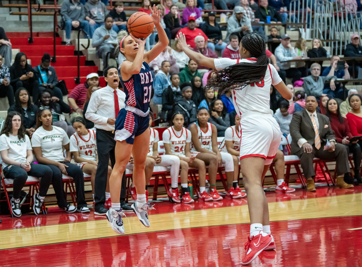 Bedford North Lawrence vs Lawrence North Indiana girls basketball February 18 2023 Julie L Brown 15478
