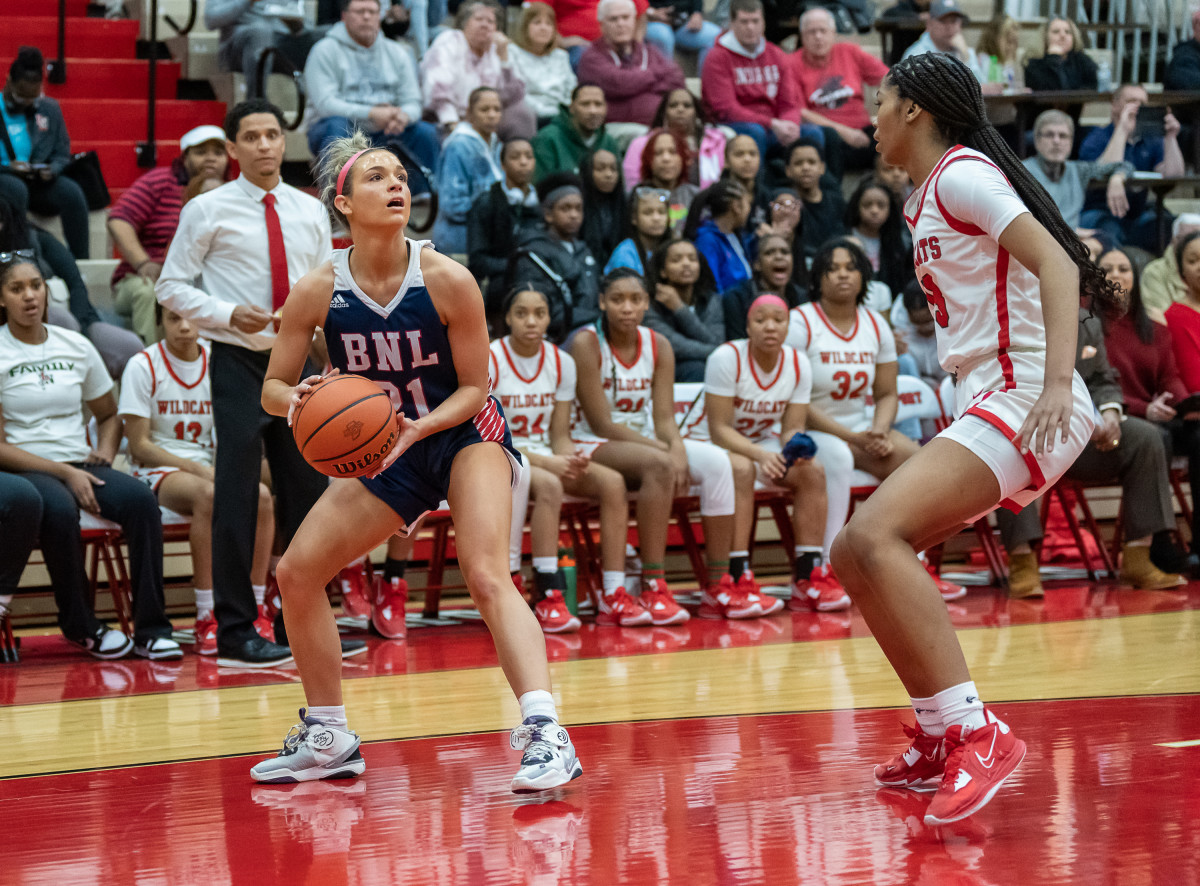 Bedford North Lawrence vs Lawrence North Indiana girls basketball February 18 2023 Julie L Brown 15477