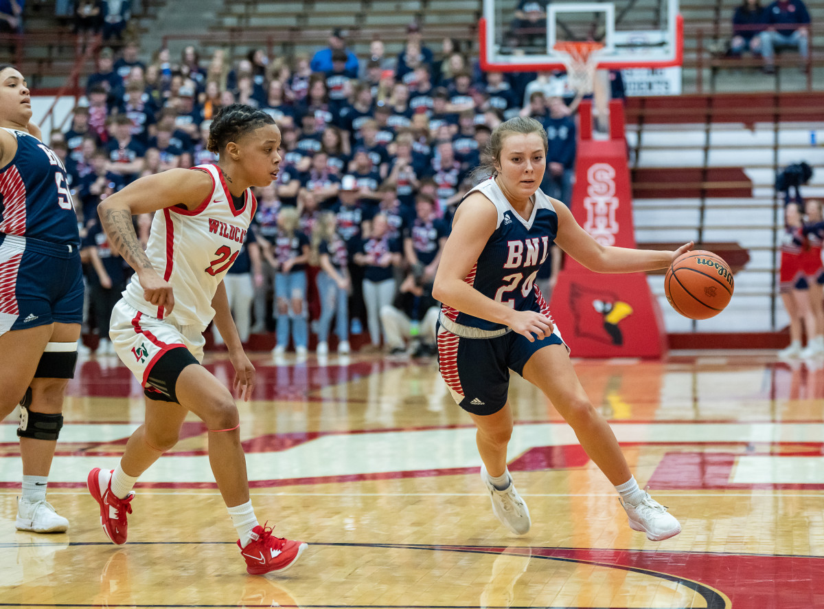 Bedford North Lawrence vs Lawrence North Indiana girls basketball February 18 2023 Julie L Brown 15479