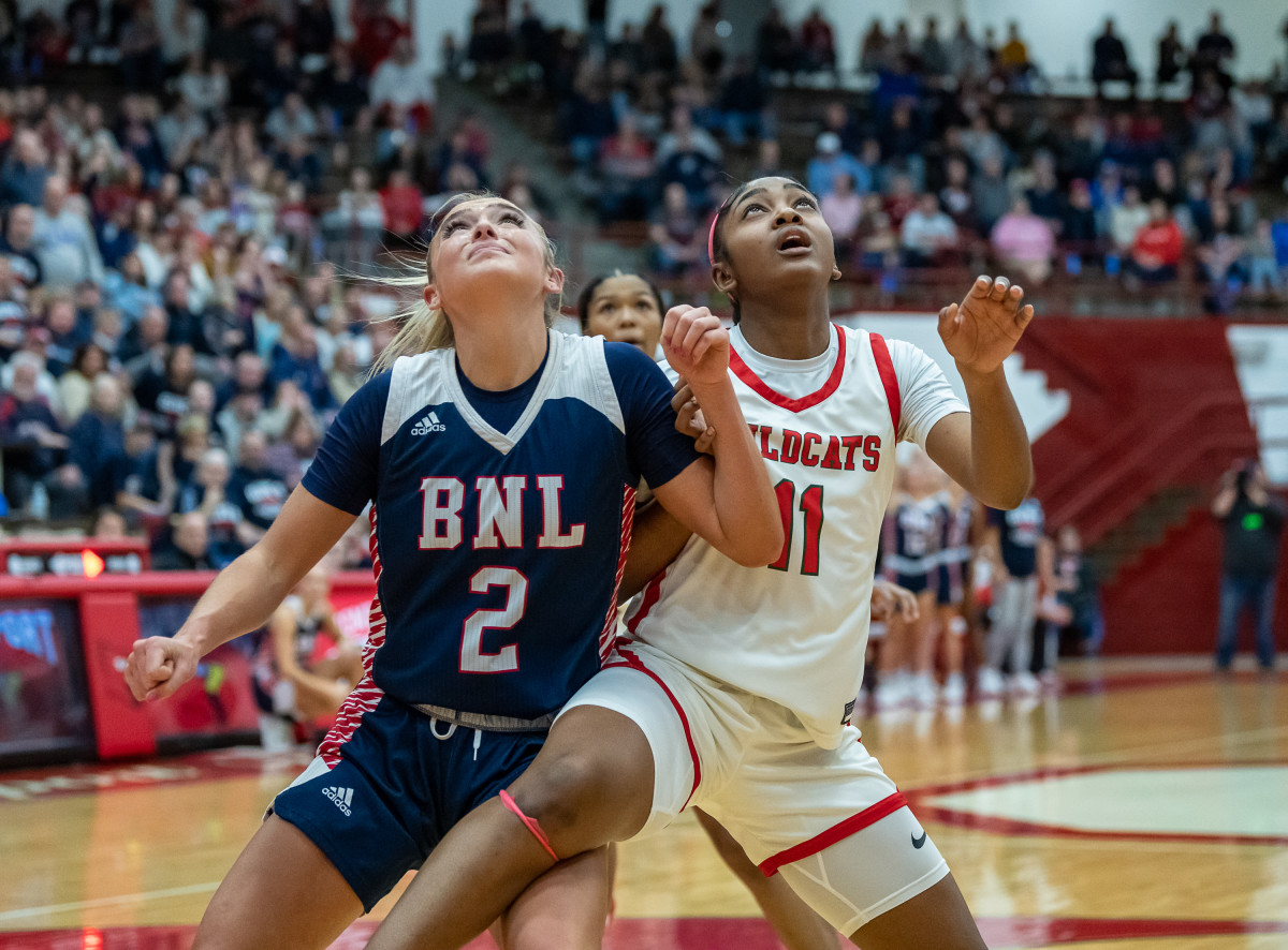 Bedford North Lawrence vs Lawrence North Indiana girls basketball February 18 2023 Julie L Brown 15480