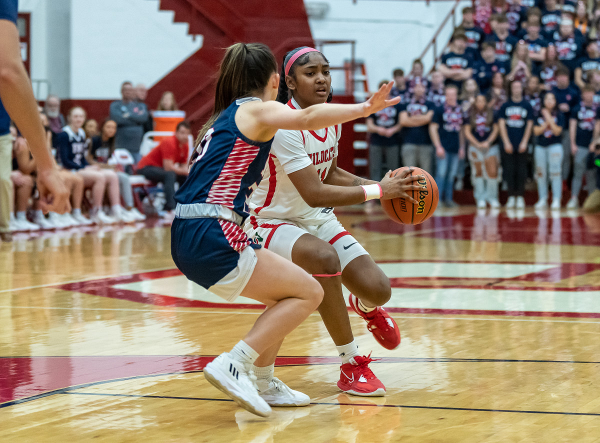 Bedford North Lawrence vs Lawrence North Indiana girls basketball February 18 2023 Julie L Brown 15487