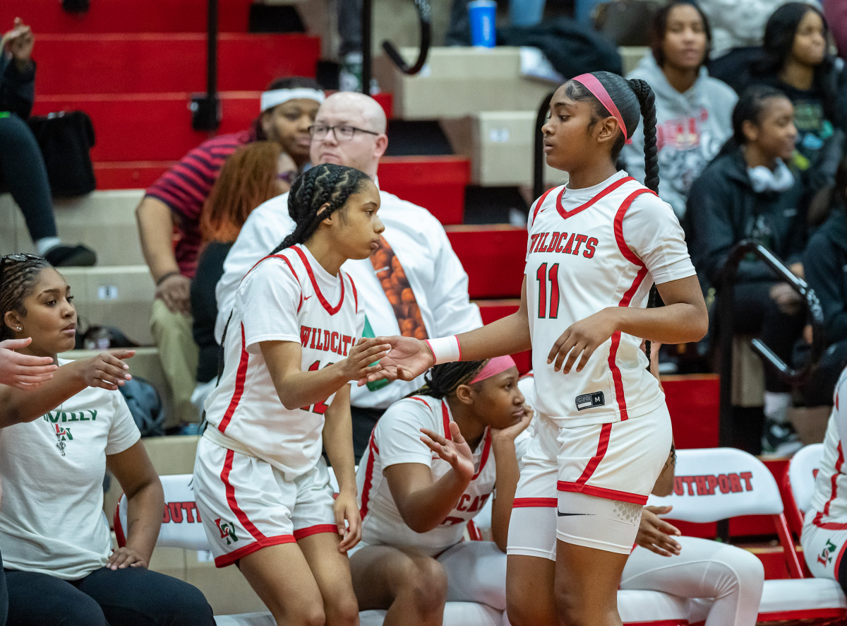 Bedford North Lawrence vs Lawrence North Indiana girls basketball February 18 2023 Julie L Brown 15490