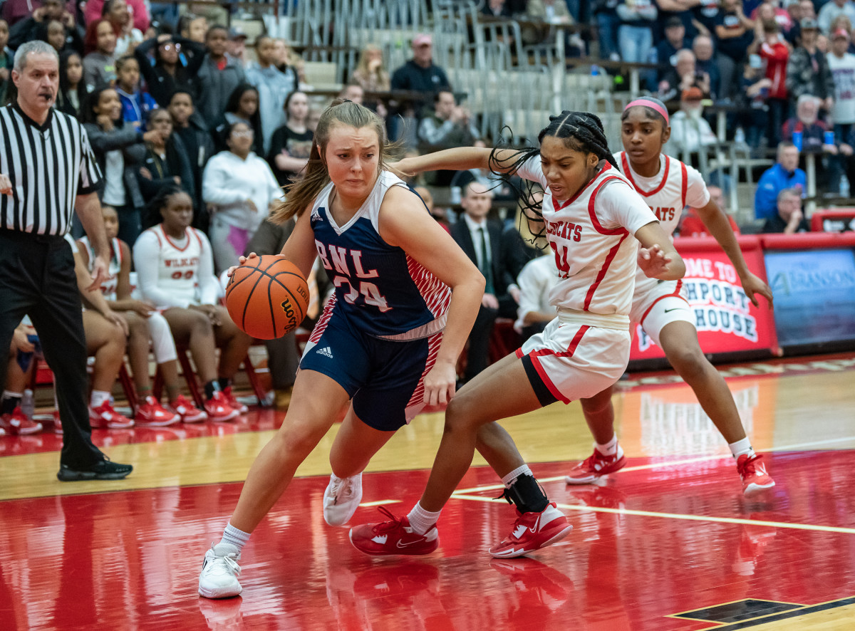 Bedford North Lawrence vs Lawrence North Indiana girls basketball February 18 2023 Julie L Brown 15509