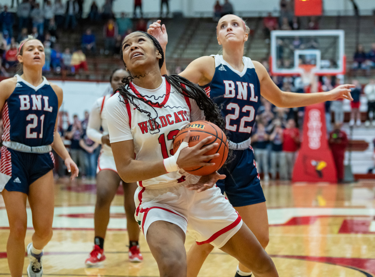 Bedford North Lawrence vs Lawrence North Indiana girls basketball February 18 2023 Julie L Brown 15511