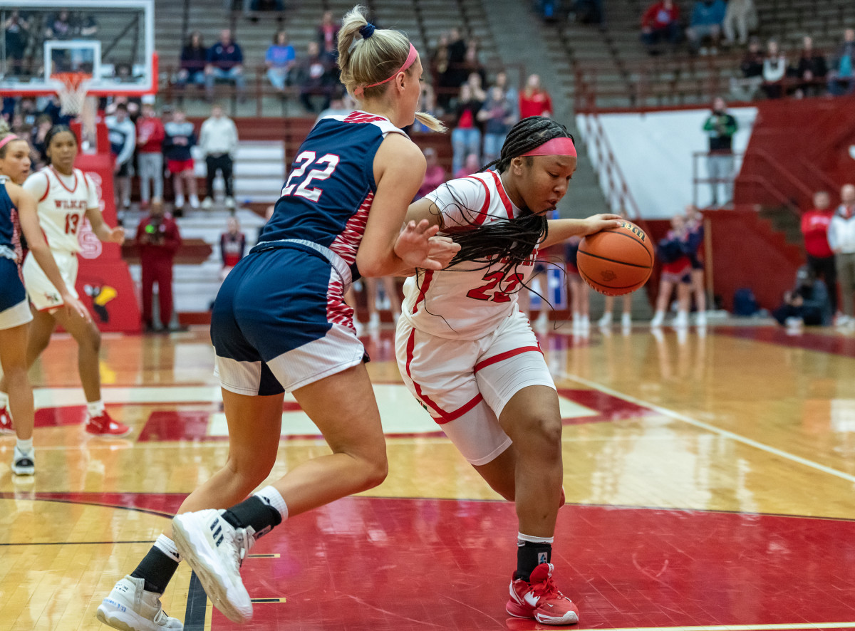 Bedford North Lawrence vs Lawrence North Indiana girls basketball February 18 2023 Julie L Brown 15512