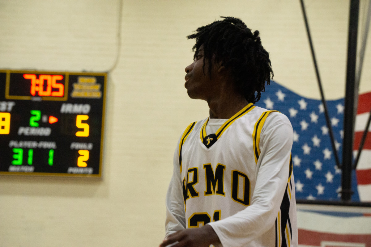 Irmo's Brandon Crawford had a big night, scoring 15 points and blocking more than a half dozen shots in the Yellowjackets playoff victory.