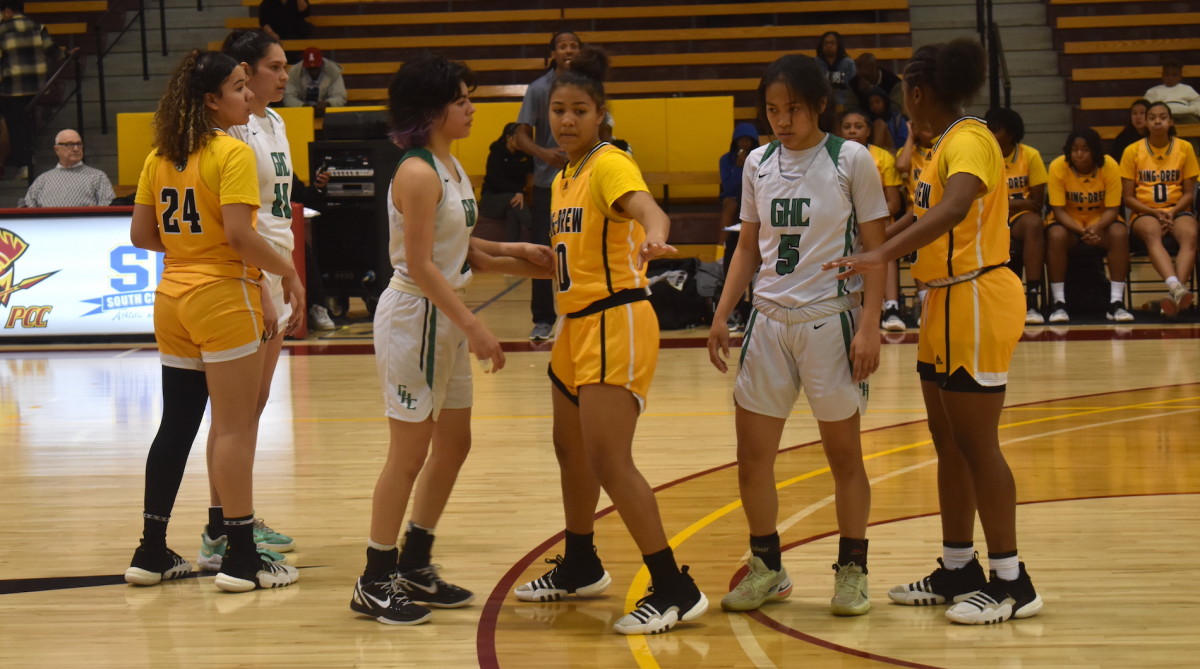 Granada Hills Charter King:Drew girls basketball 1