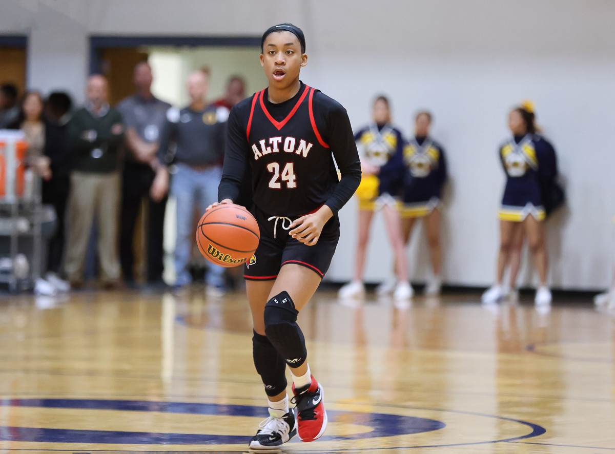 Illinois girls high school basketball: Alton at O'Fallon from February 21, 2023