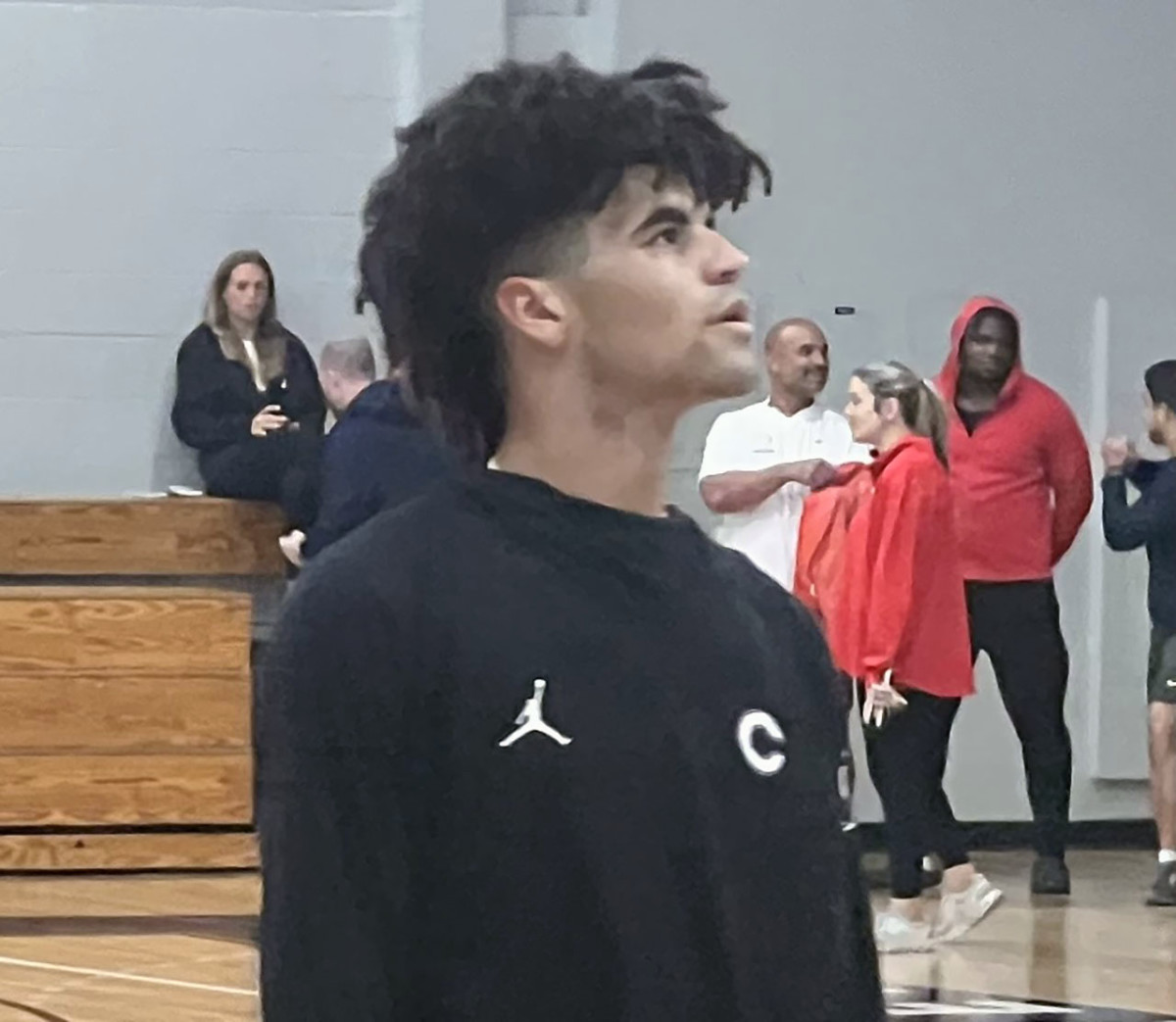 Columbus' Cayden Boozer was a force both inside and out, Tuesday, slashing to the bucket for driving scores and stepping beyond the arc for 3-pointers, he finished with 20 points.