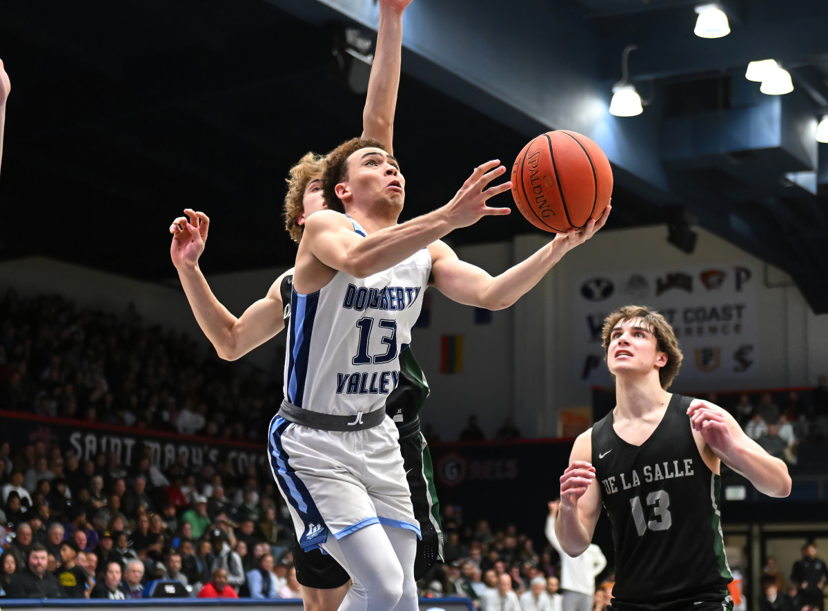 Dougherty Valley 69, De La Salle 55 2023 NCS Open final by Greg Jungferman at St. Mary's College022420232256