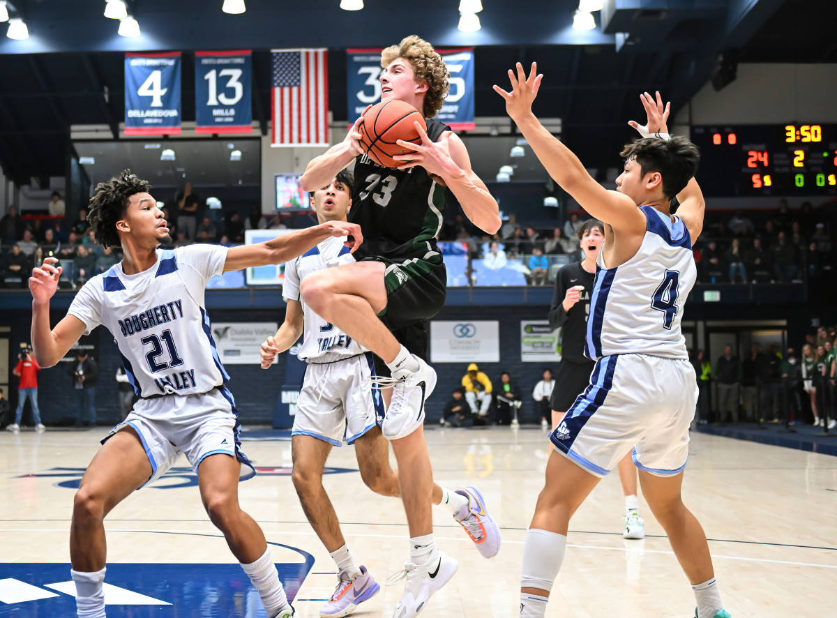 Dougherty Valley 69, De La Salle 55 2023 NCS Open final by Greg Jungferman at St. Mary's College022420232238