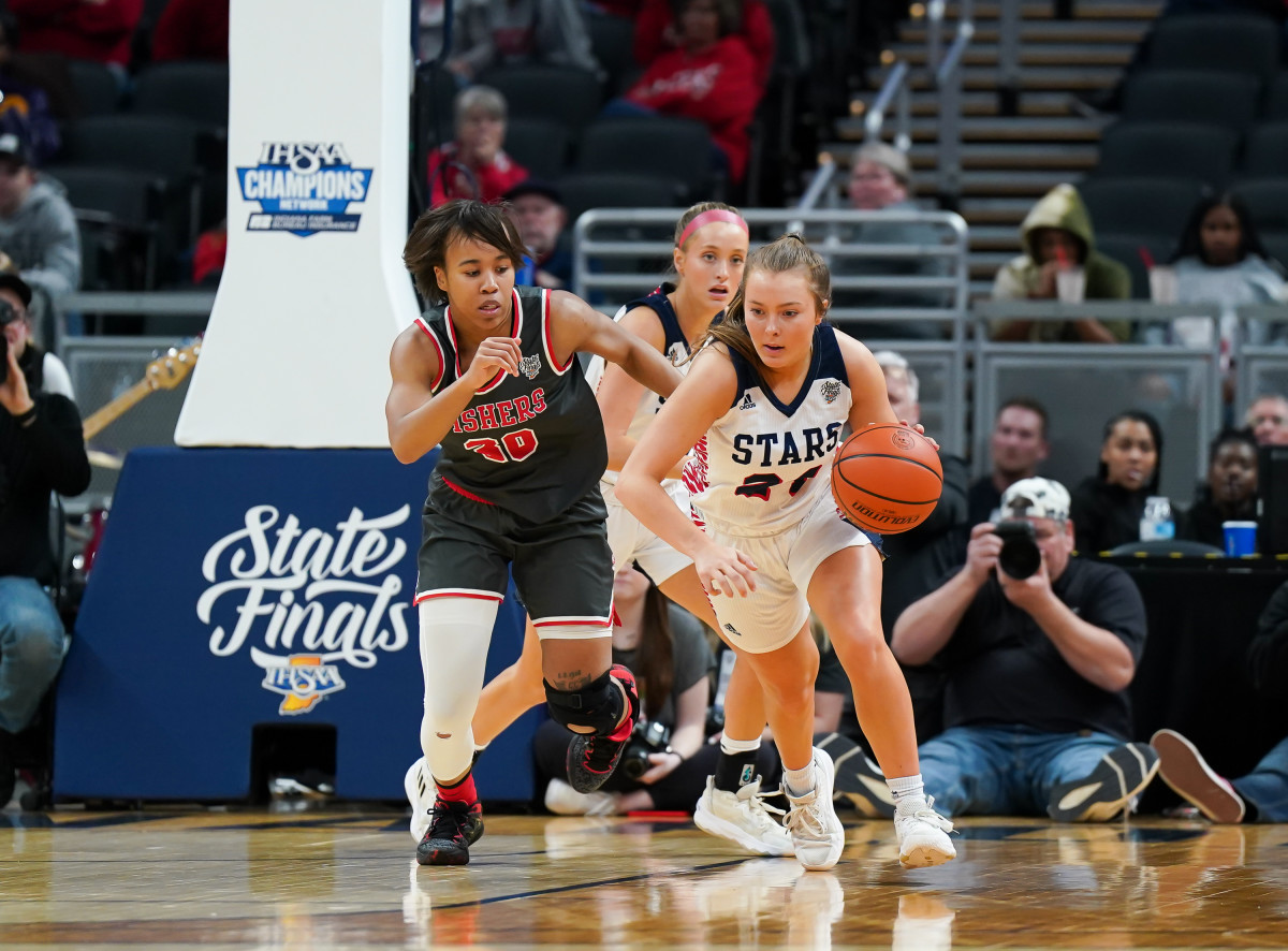 Indiana girls high school basketball: Bedford North Lawrence vs. Fishers from February 25, 2023