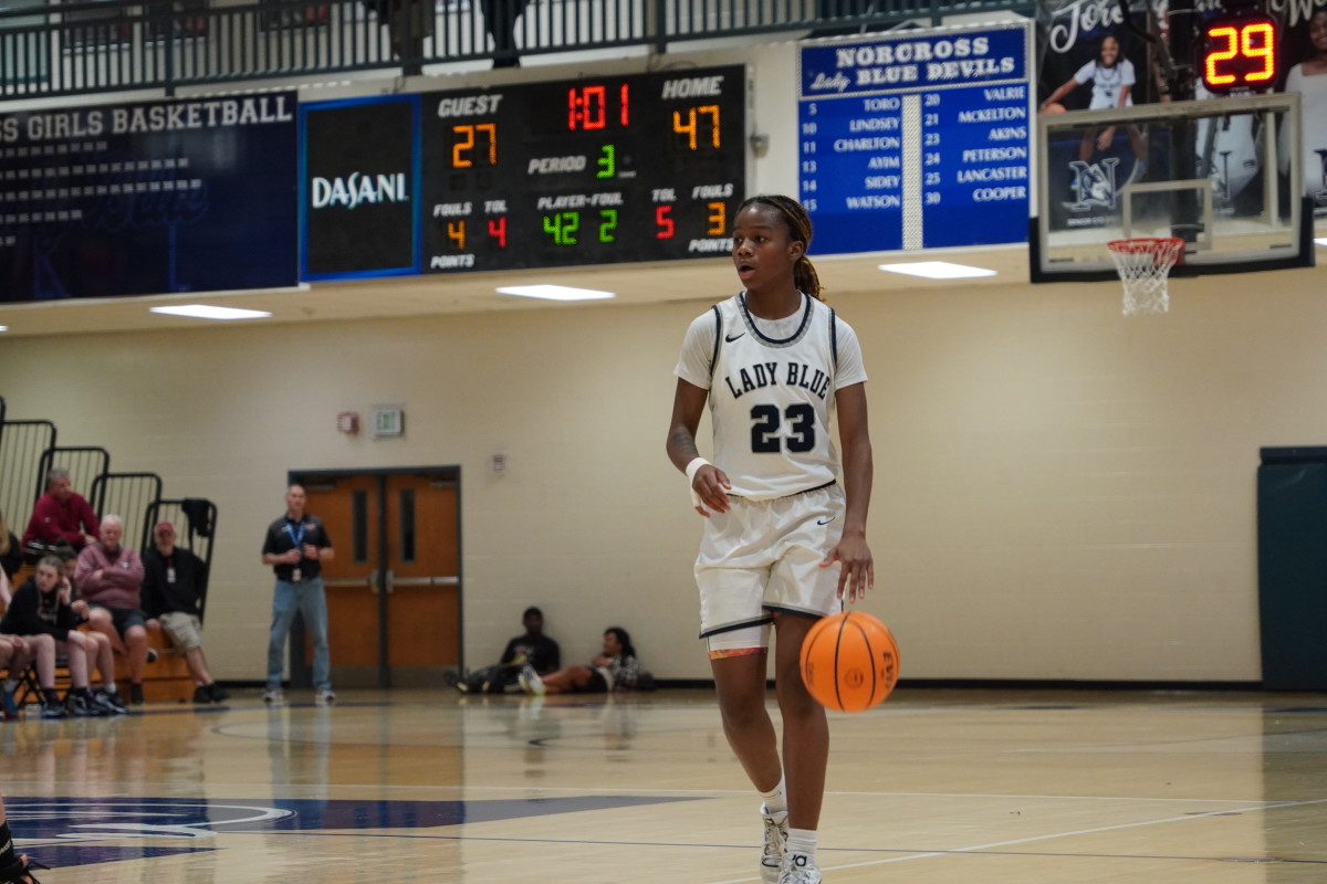 Jania Atkins started off with a pair of early 3-pointers and finished 19 points as Norcross earned a return trop to the Elite Eight.
