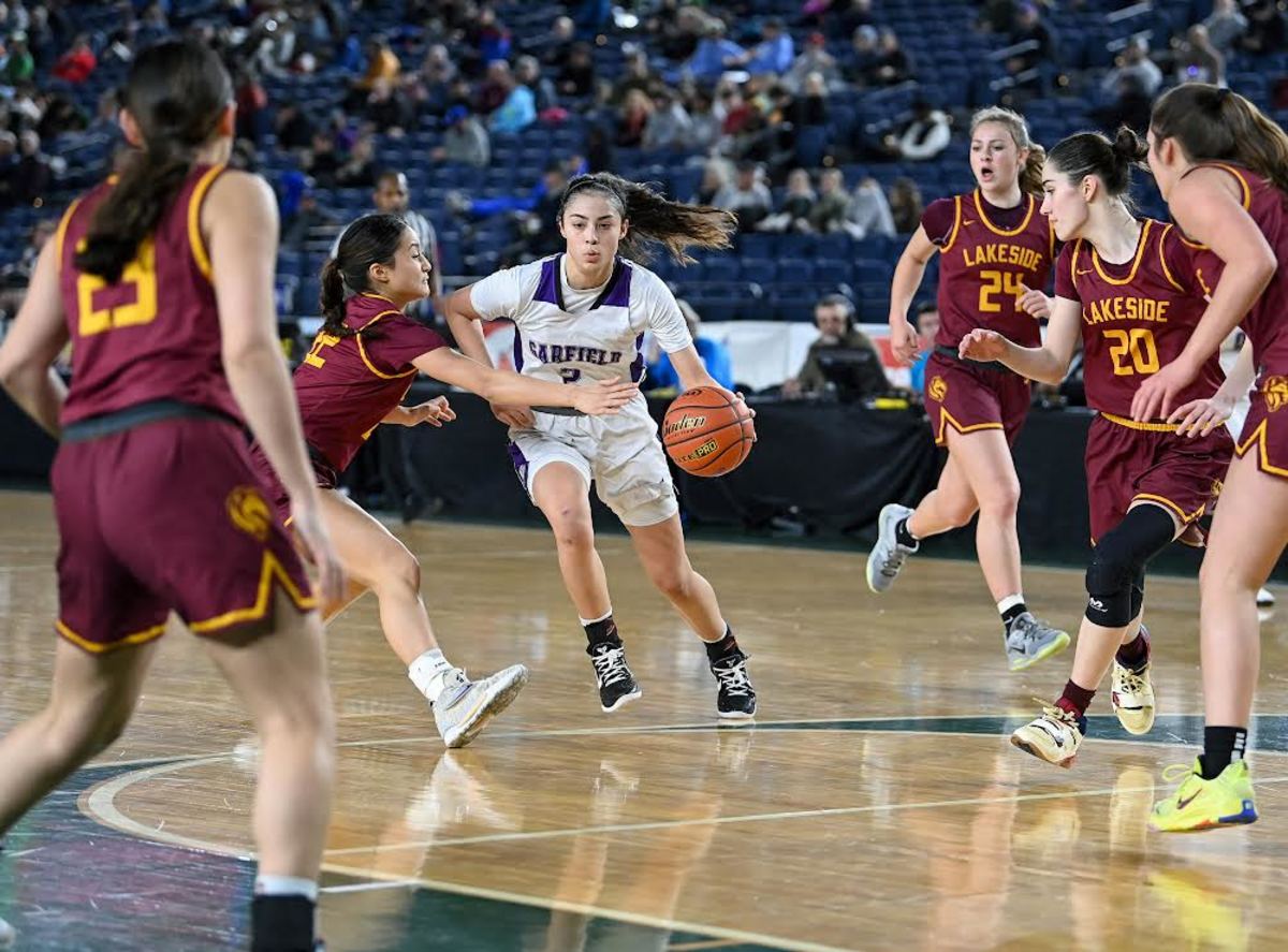 2022-23 Washington girls basketball: Garfield vs. Lakeside of Seattle, Class 3A quarterfinals