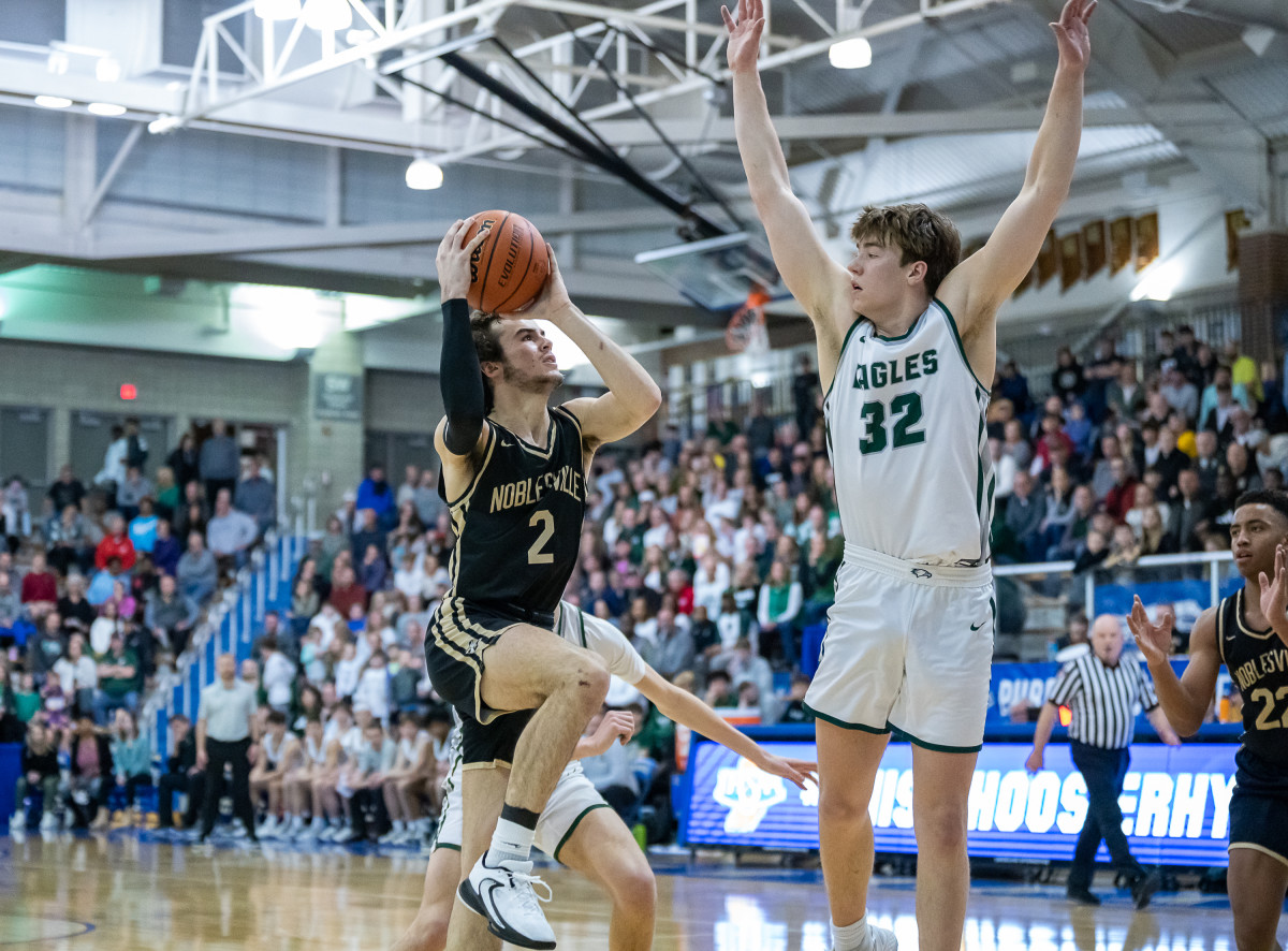Indiana boys high school basketball: Noblesvillvs. Zionsville from March 4, 2023