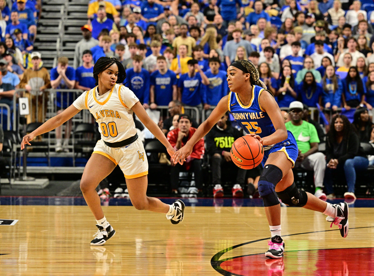 Sunnyvale standout Micah Russell advances the ball in the UIL Class 4A state championship loss to Waco La Vega in March.