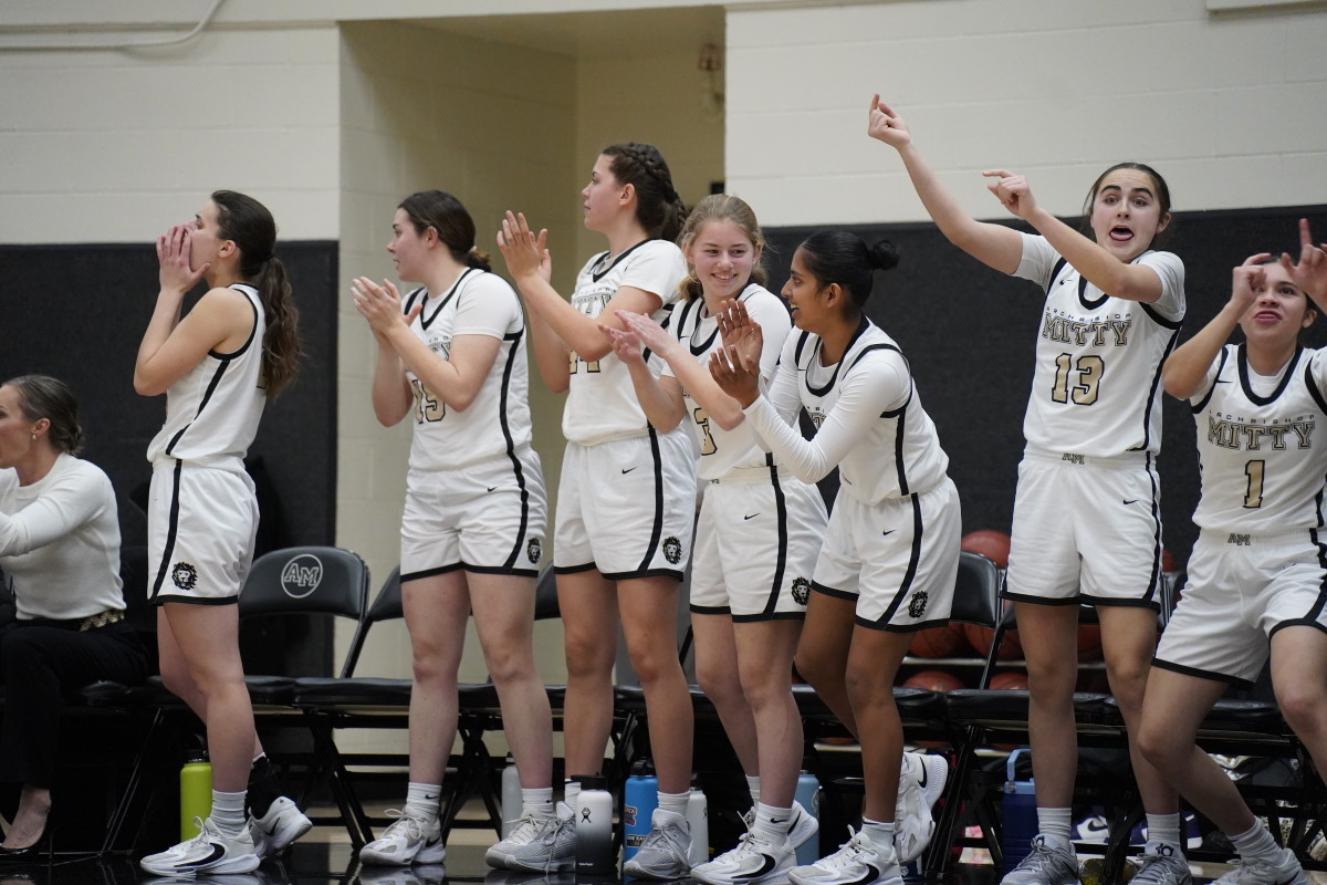 Mitty's bench is filled with future college players and 6-footers. Photo: Brian Kimoto
