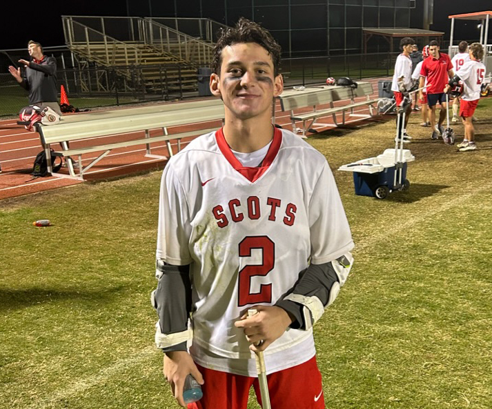 Senior Jack Schulte, after scoring 60 goals last season in St. Andrew's state championship run, already has 10 this year after scoring four in Thursday's 12-3 win over Oxford.