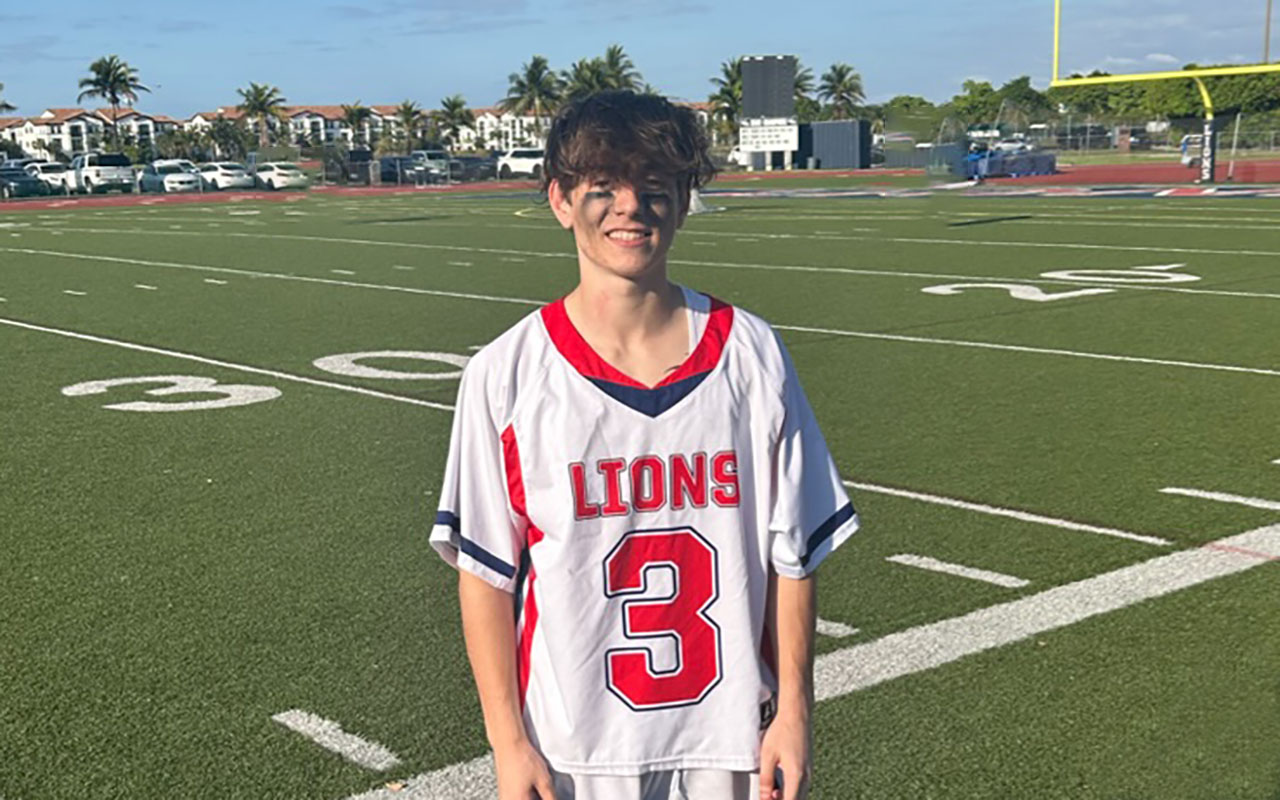 Westminster Academy senior Michael Fox scored half of the dozen goals his team tallied in a 12-5 win over Miami LaSalle, on Monday.